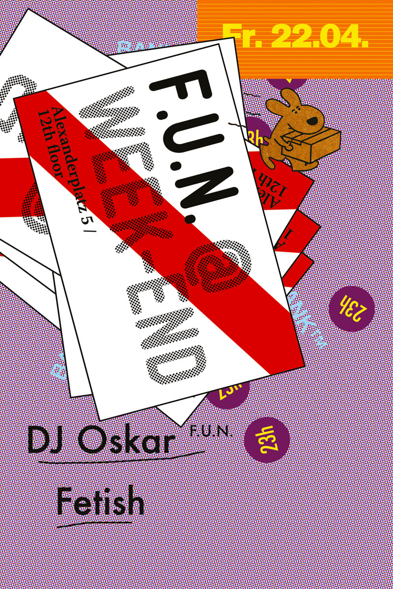 F.U.N. @ Weekend, Flyer, 2006, by Boris Brumnjak